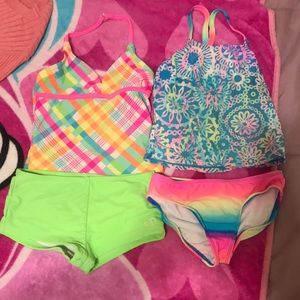 2 bathing suits 4-5 girls 3 for $15 🛍